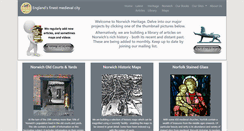Desktop Screenshot of norwich-heritage.co.uk